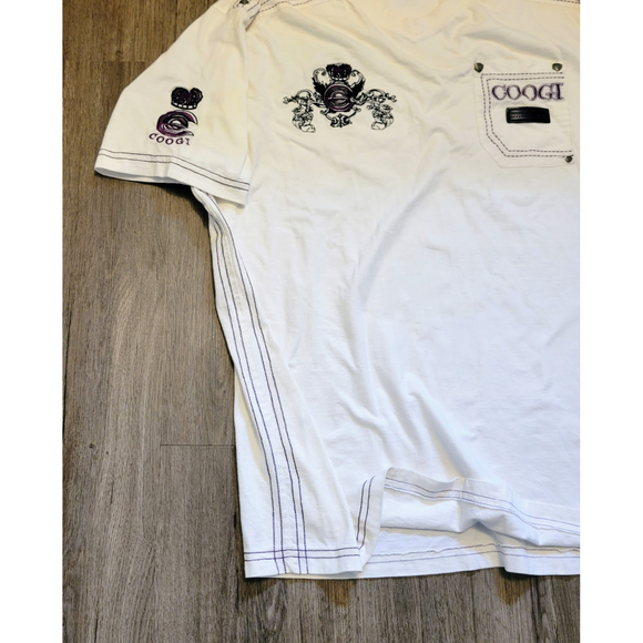 Vintage COOGI Australia Designer Tee With Embroidered Graphic. Size 2XL. - Picture 12 of 14